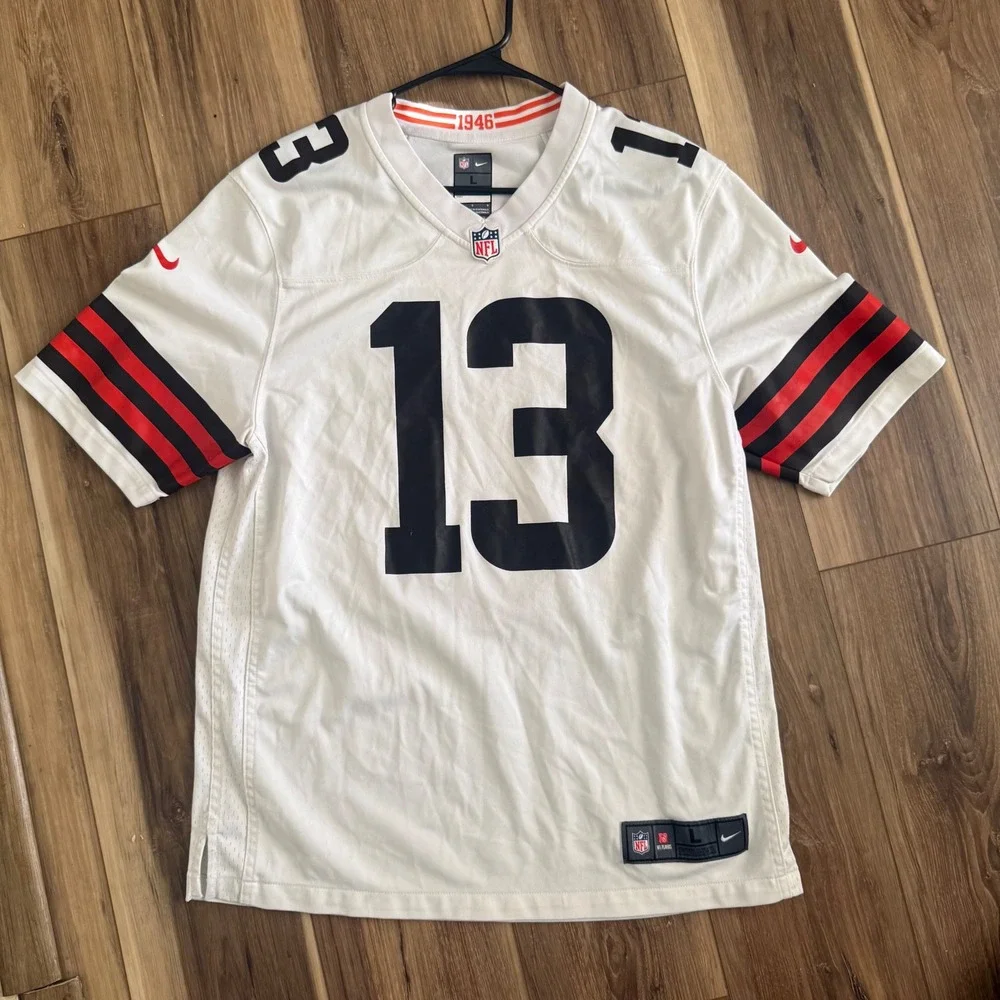 Cleveland Browns Odell Beckham Jr 13 Nike NFL On-Field Jersey Men's Size Large